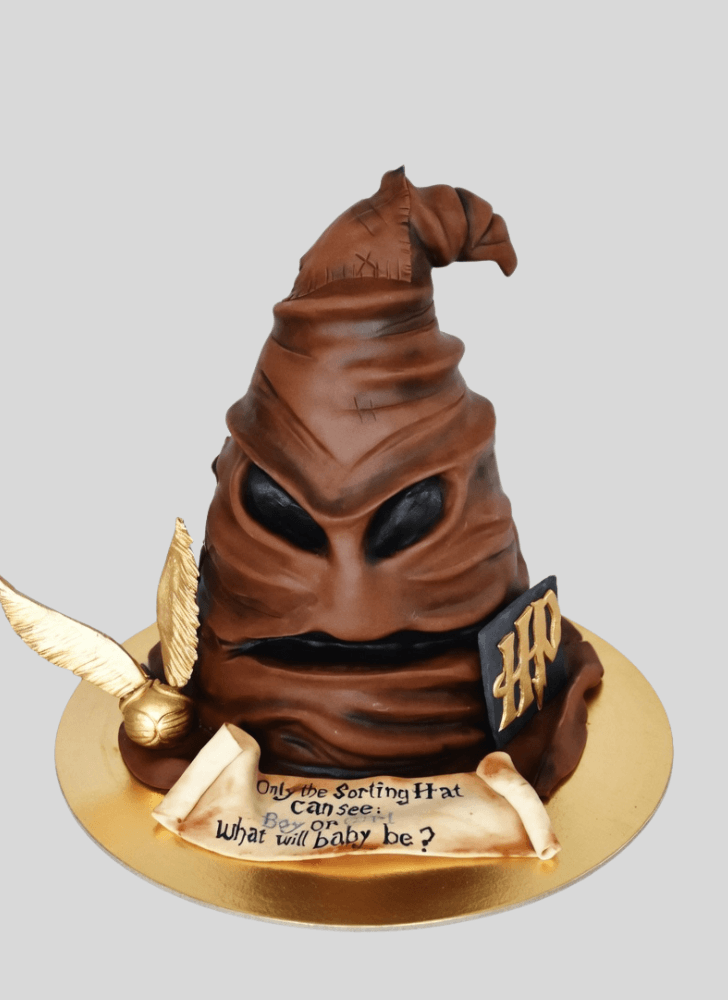 Excellent Sorting Hat Cake