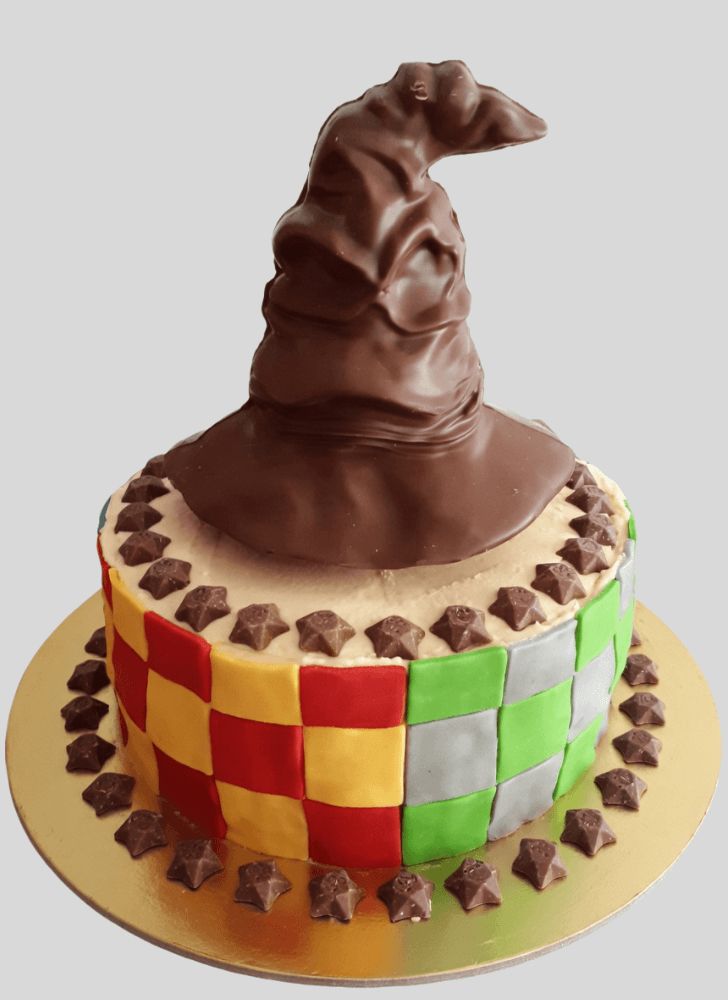 Ideal Sorting Hat Cake