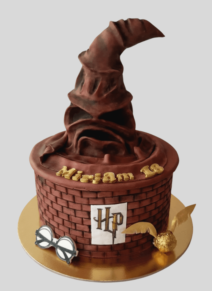 Mesmeric Sorting Hat Cake