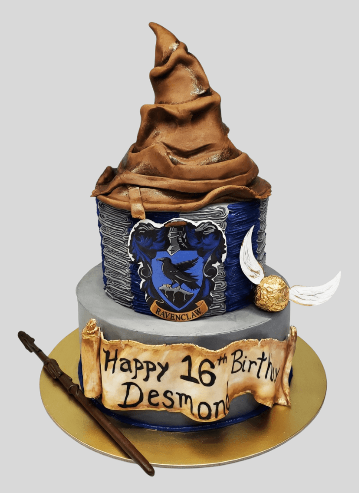 Nice Sorting Hat Cake