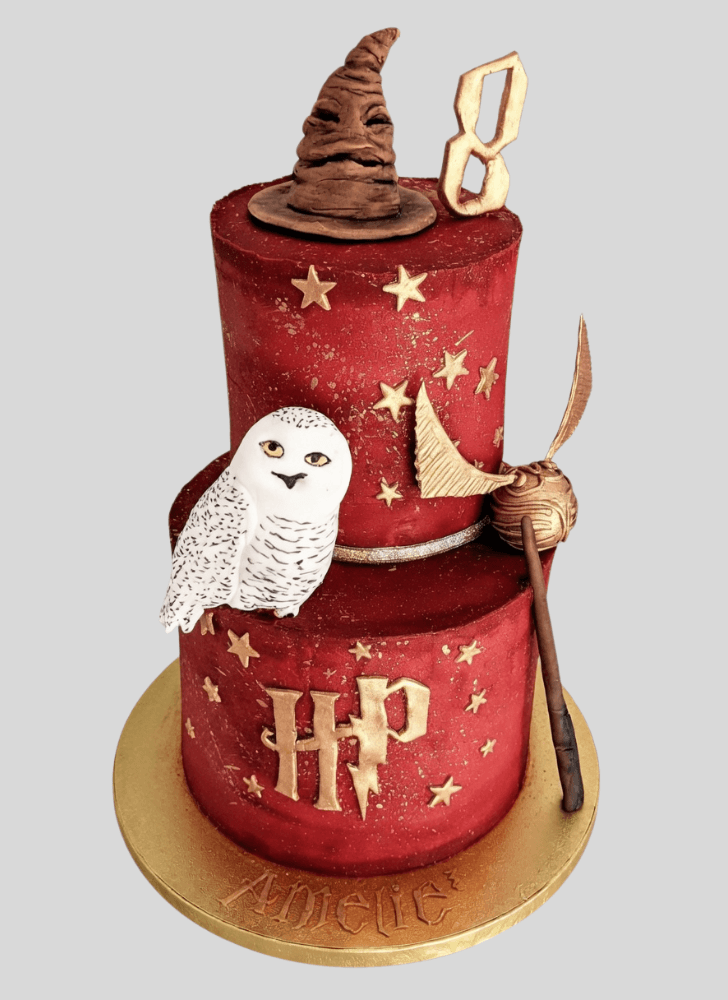 Pleasing Sorting Hat Cake