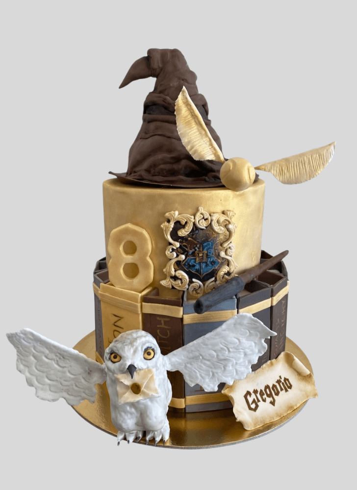 Resplendent Sorting Hat Cake