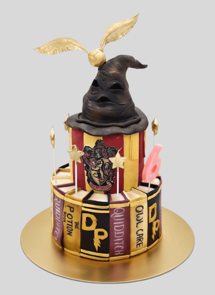 Slightly Sorting Hat Cake