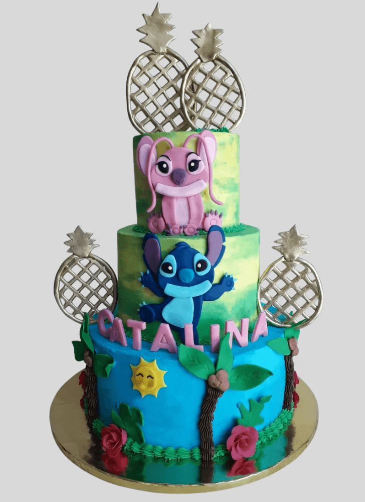 Captivating Stitch Cake