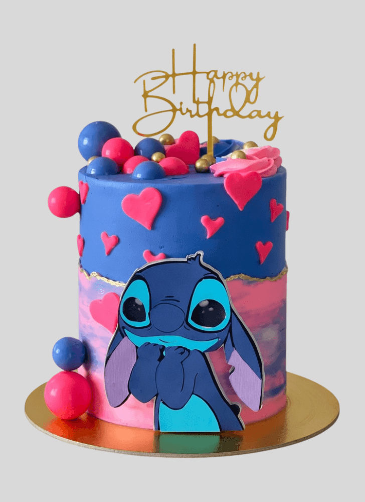 Delicate Stitch Cake