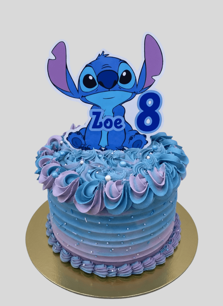 Elegant Stitch Cake