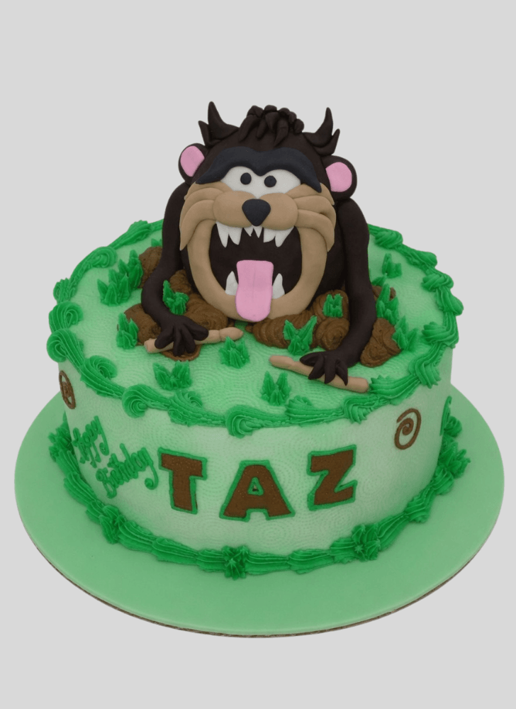 Pretty Taz Cake