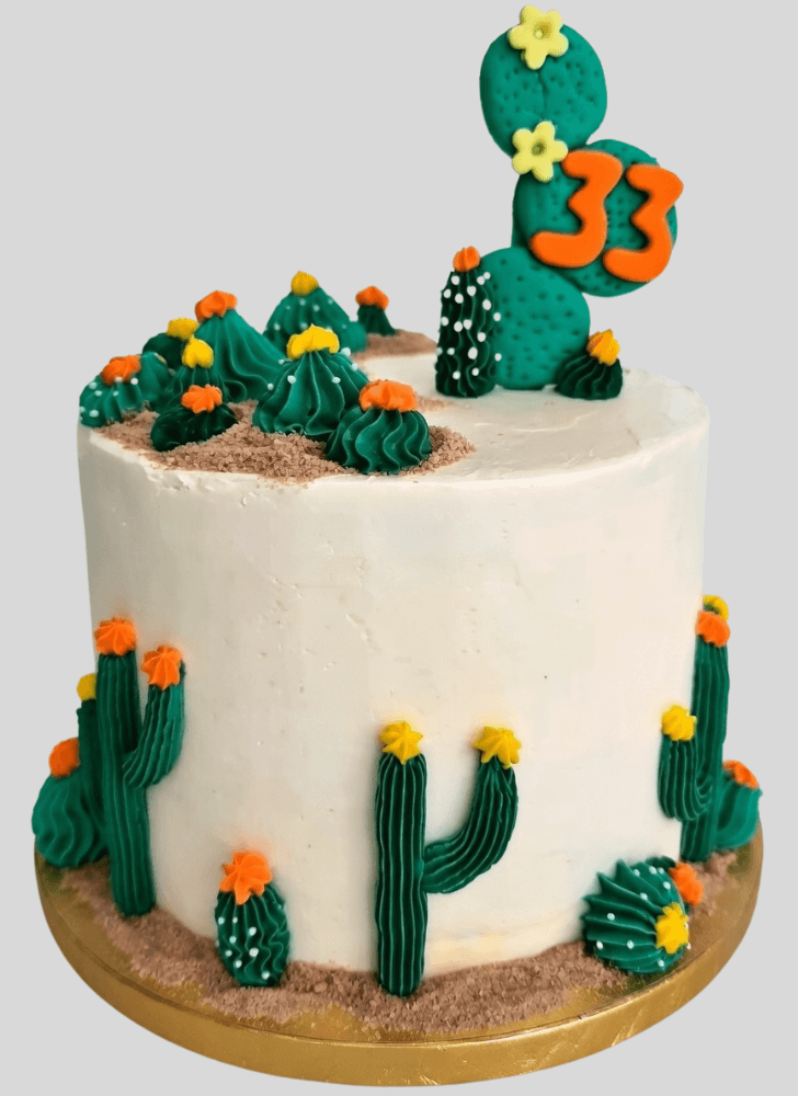 Admirable Cactus Cake Design