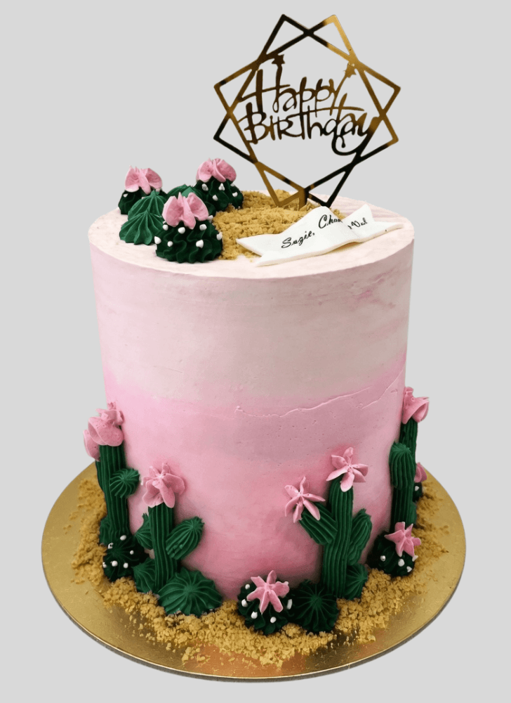 Alluring Cactus Cake