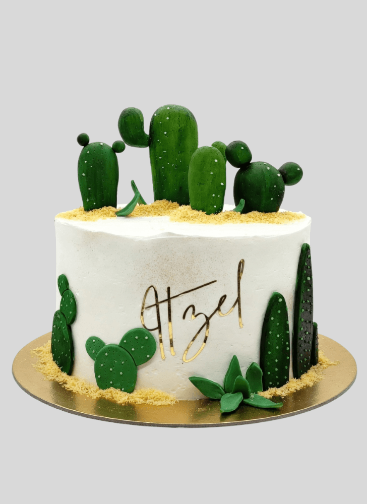 Beauteous Cactus Cake