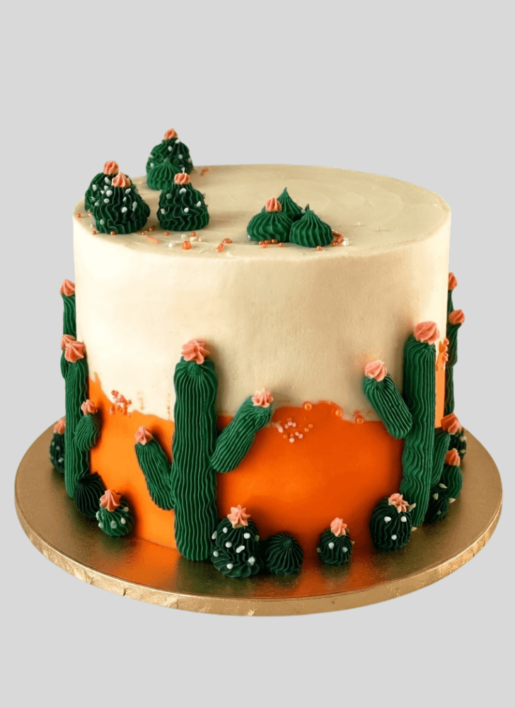 Dazzling Cactus Cake