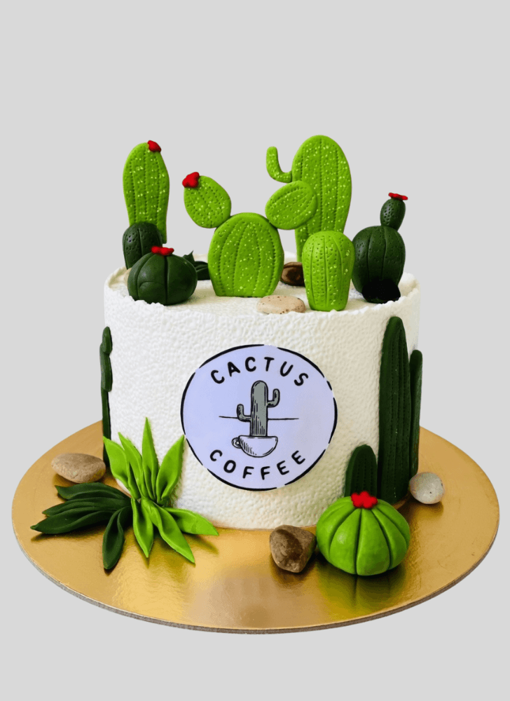 Elegant Cactus Cake