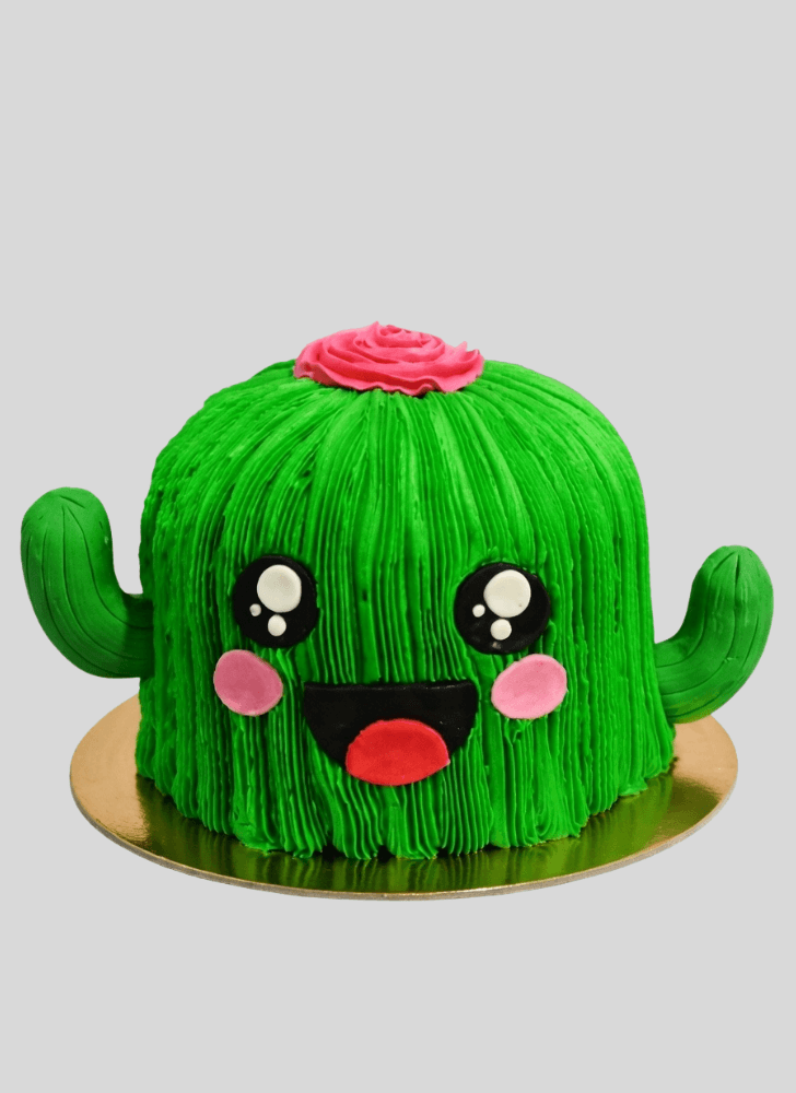 Exquisite Cactus Cake
