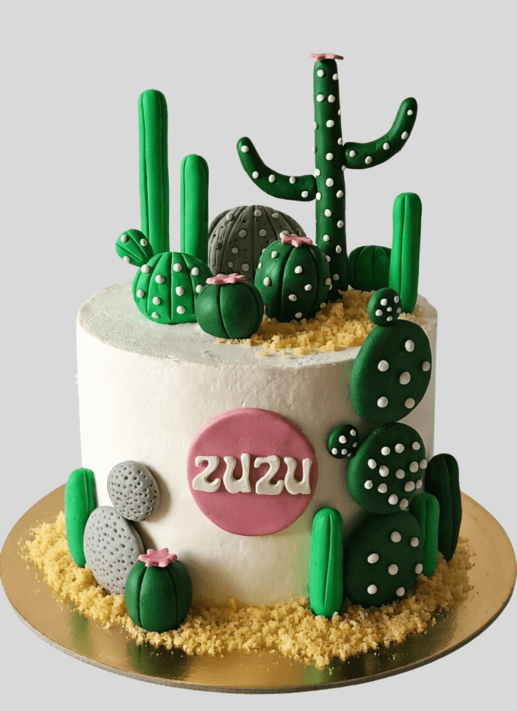 Fair Cactus Cake