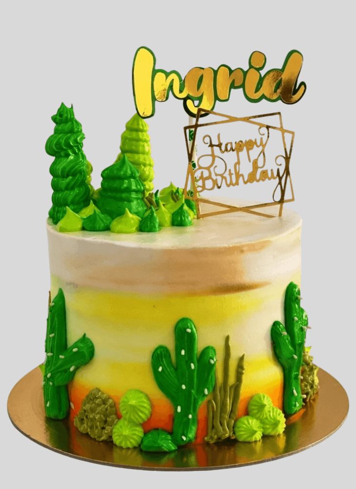 Fetching Cactus Cake