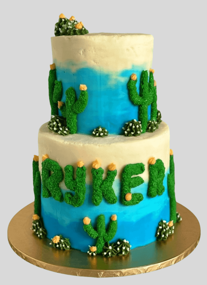 Graceful Cactus Cake