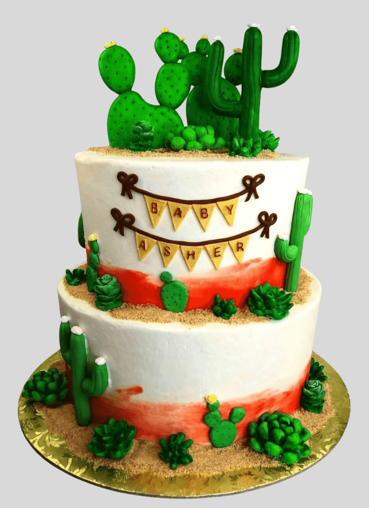 Mesmeric Cactus Cake