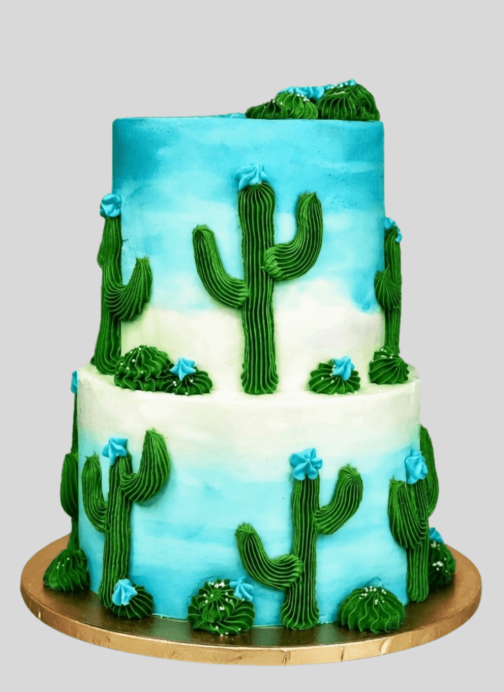 Radiant Cactus Cake