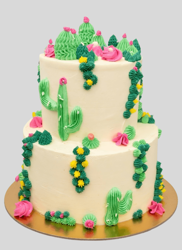 Refined Cactus Cake