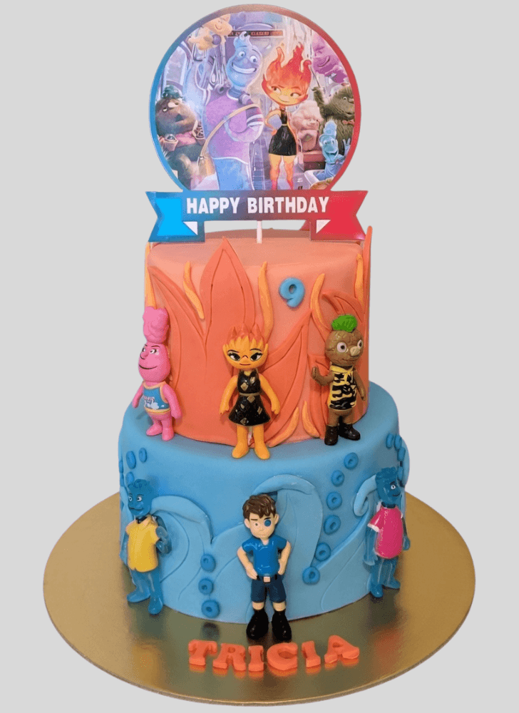 Admirable Elemental Cake Design