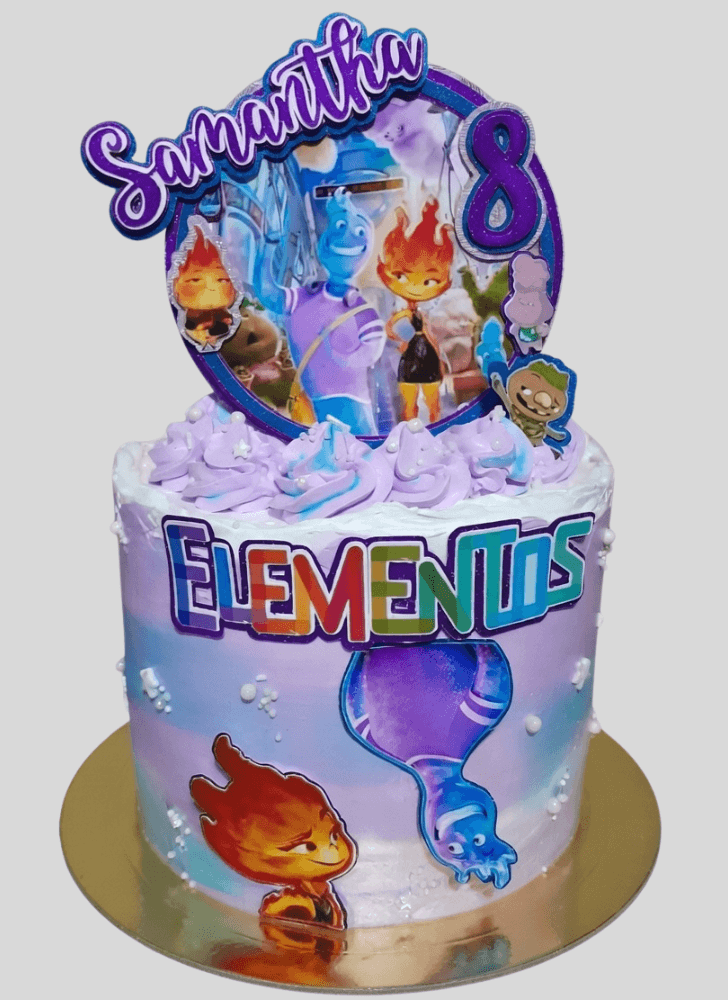 Charming Elemental Cake