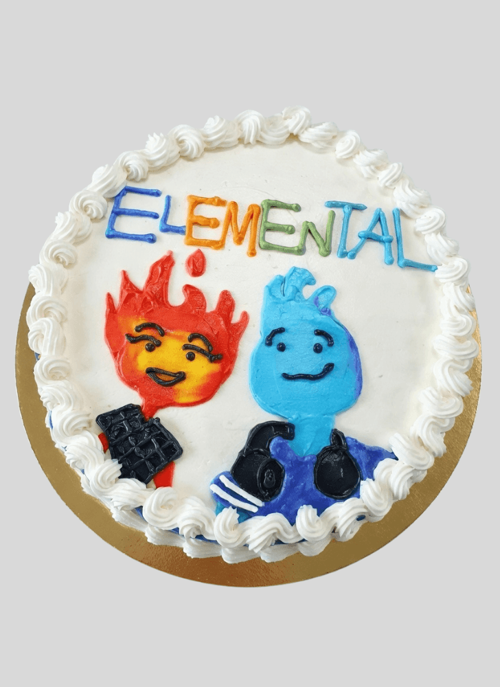 Comely Elemental Cake