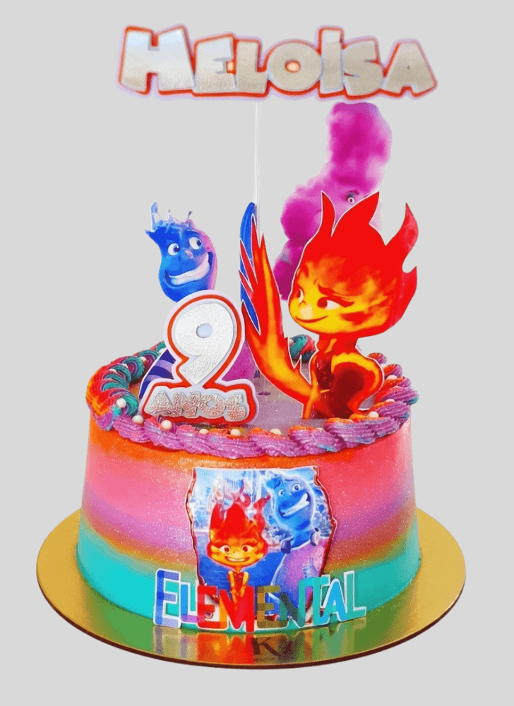 Dazzling Elemental Cake