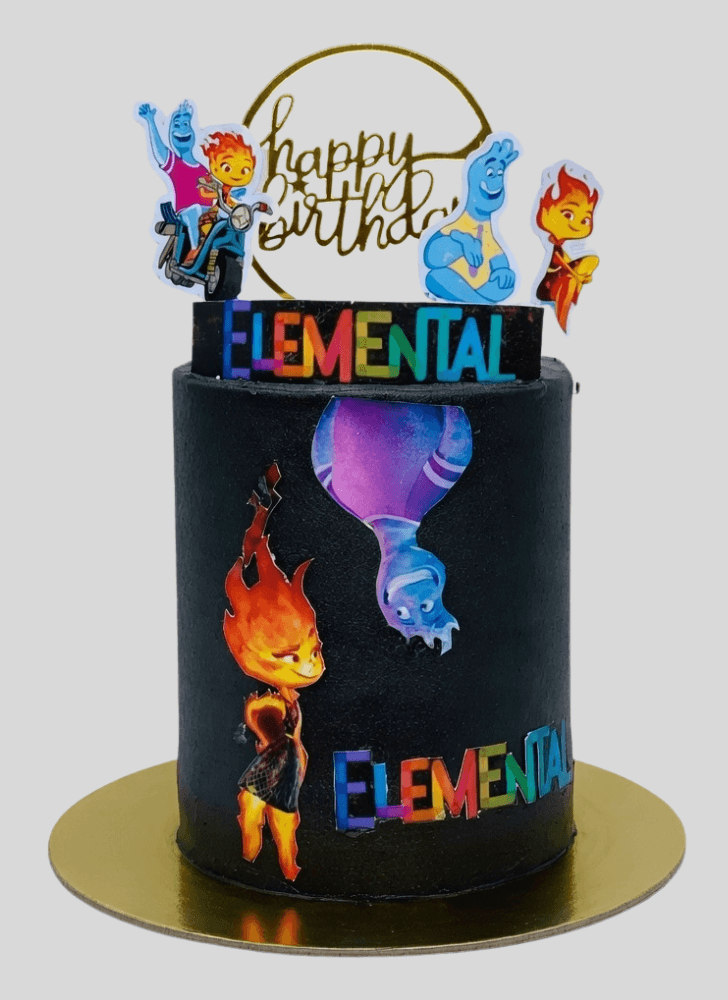Lovely Elemental Cake Design
