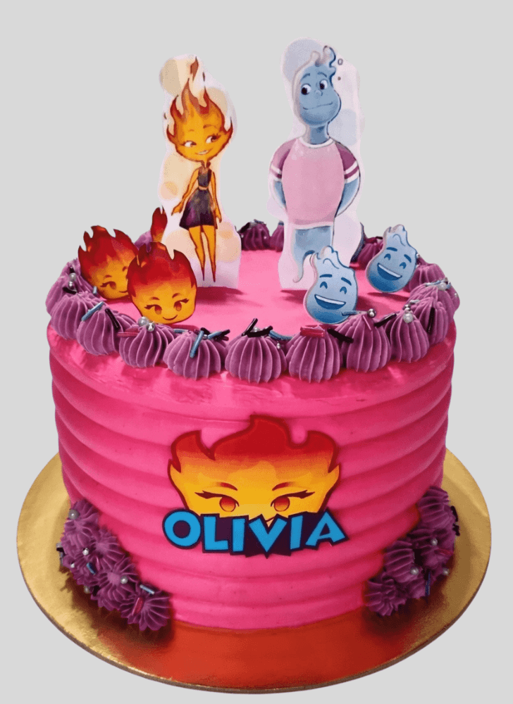 Pleasing Elemental Cake