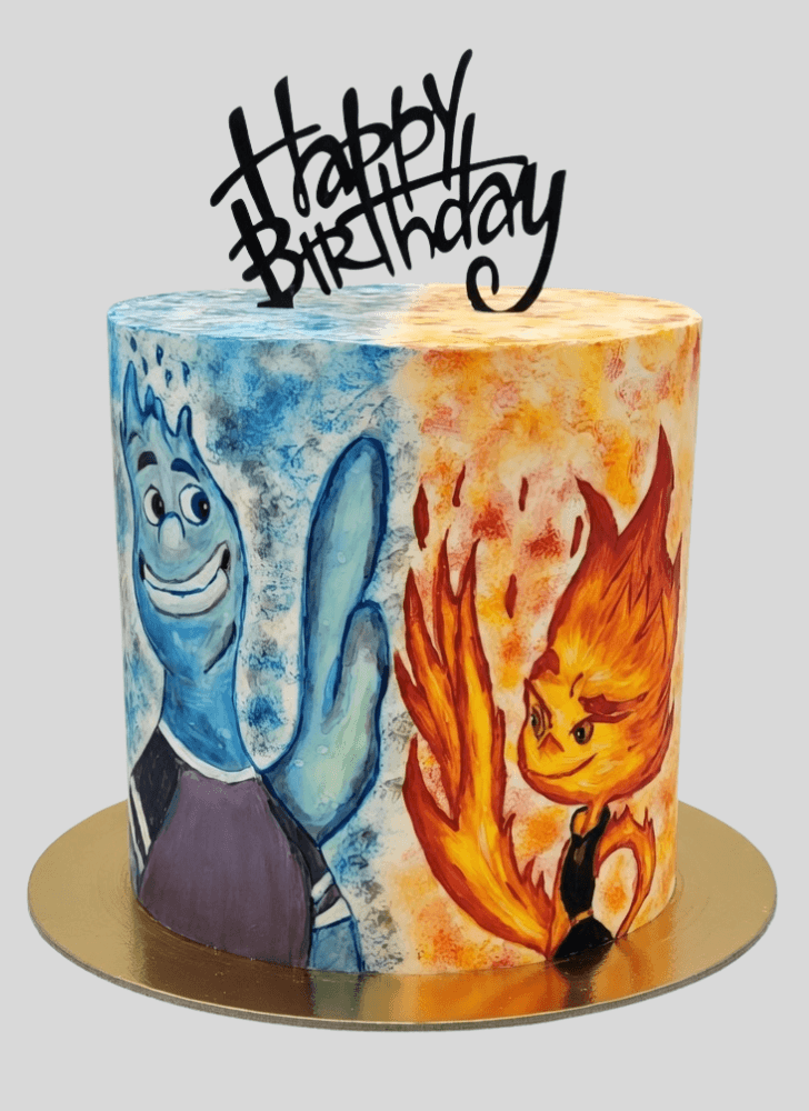 Radiant Elemental Cake