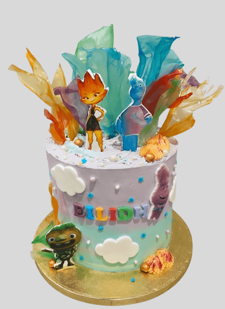 Shapely Elemental Cake