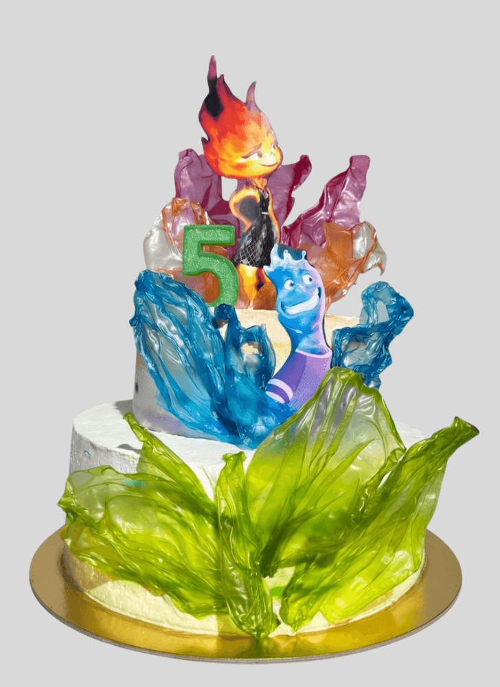 Stunning Elemental Cake