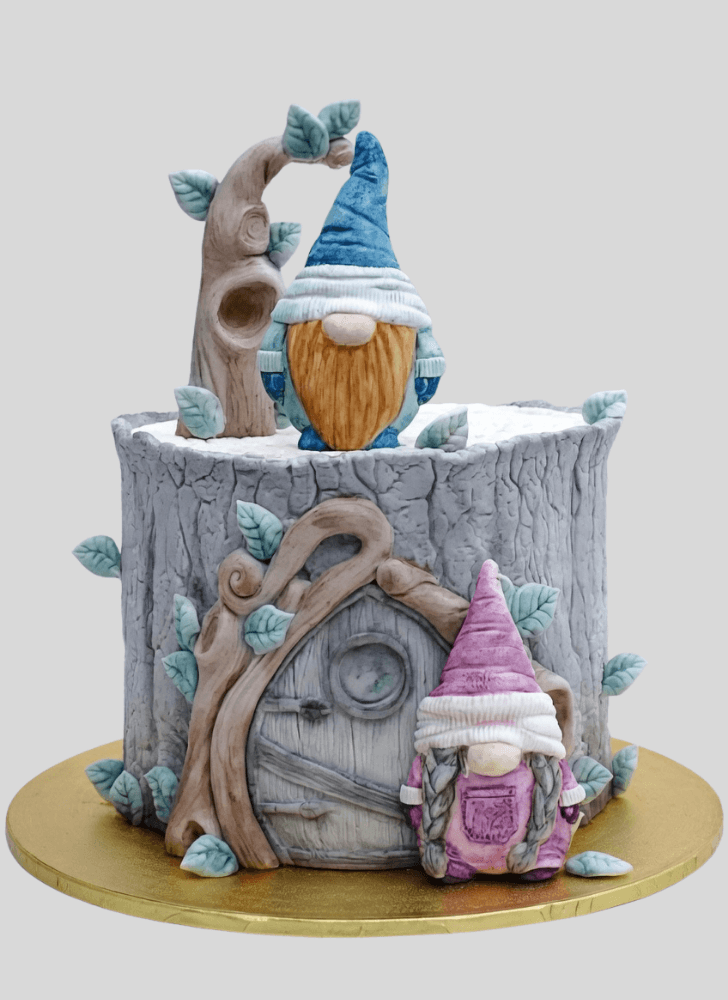 Cute Gnome Cake