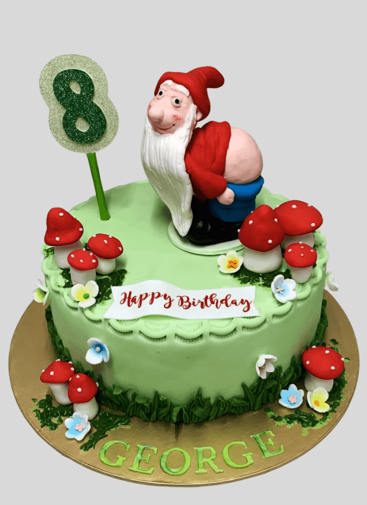 Delicate Gnome Cake