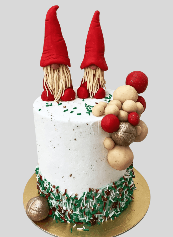 Elegant Gnome Cake