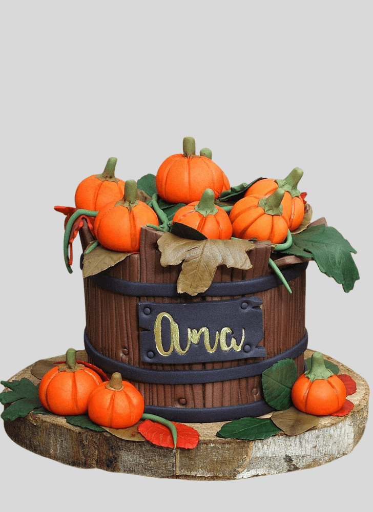 Charming Halloween Cake
