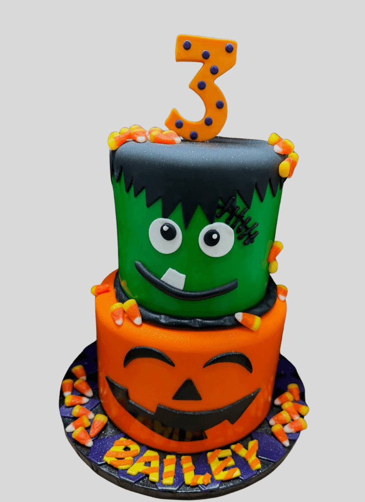 Magnetic Halloween Cake