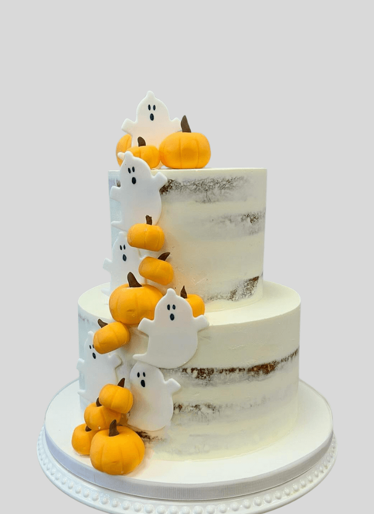 Radiant Halloween Cake