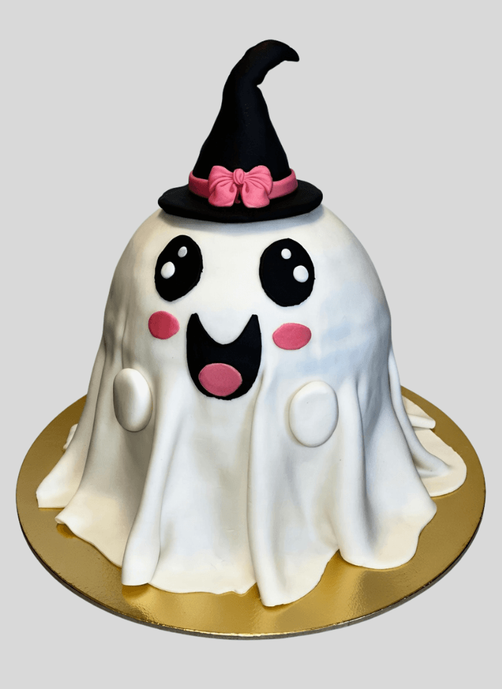 Admirable Halloween Ghost Cake Design