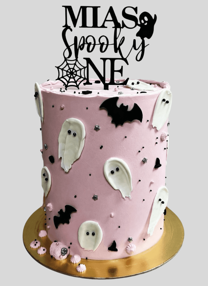 Alluring Halloween Ghost Cake