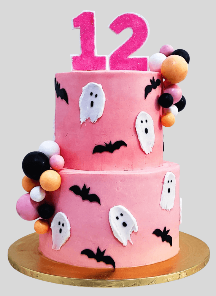 Appealing Halloween Ghost Cake
