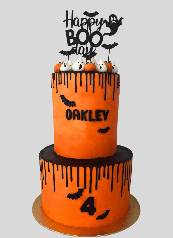 Beauteous Halloween Ghost Cake