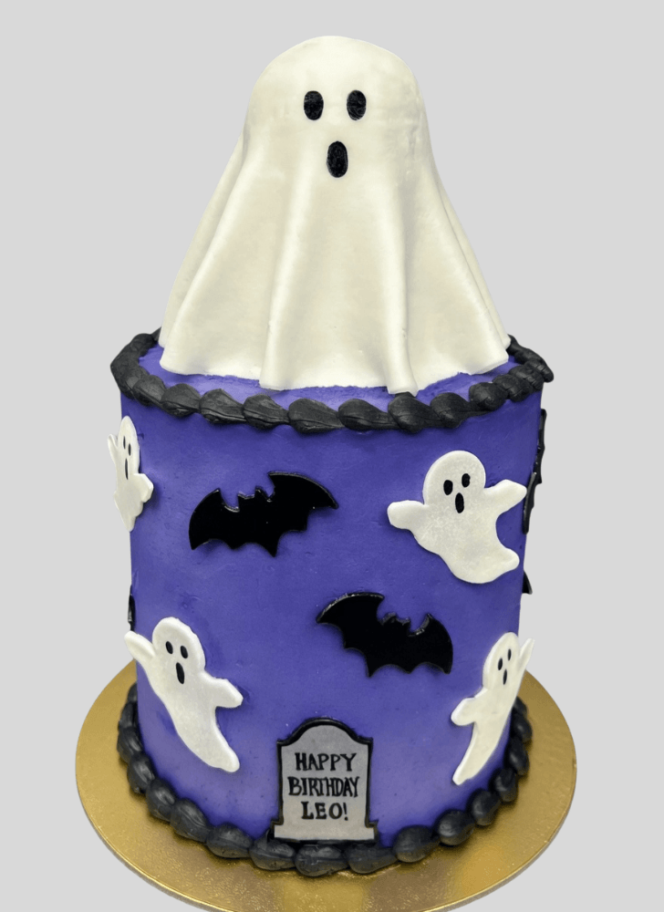 Cute Halloween Ghost Cake