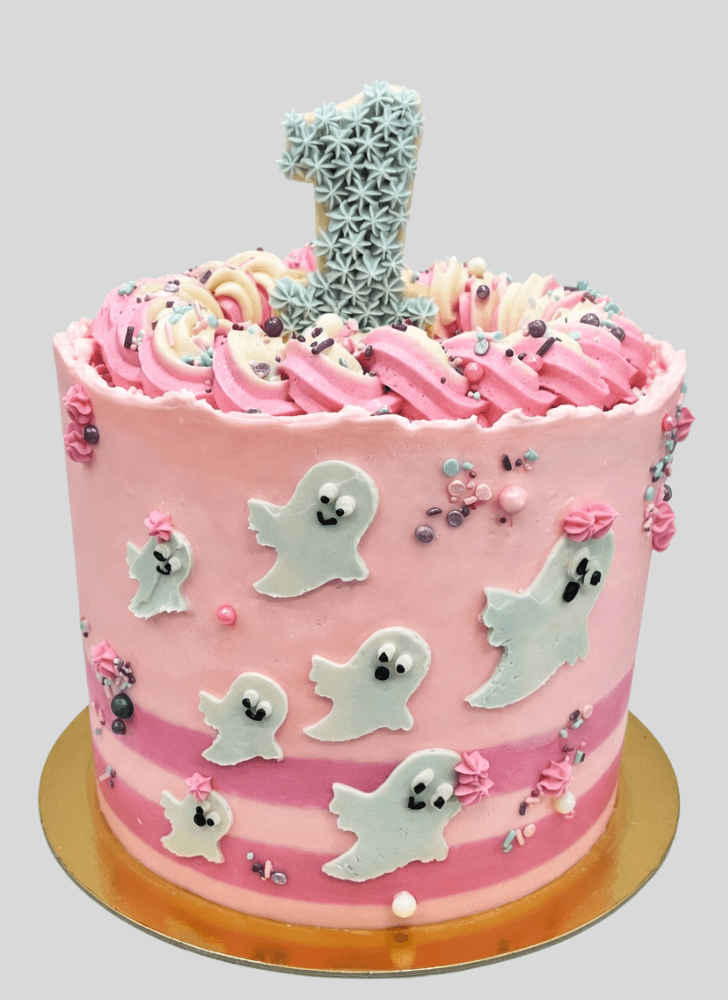 Enthralling Halloween Ghost Cake