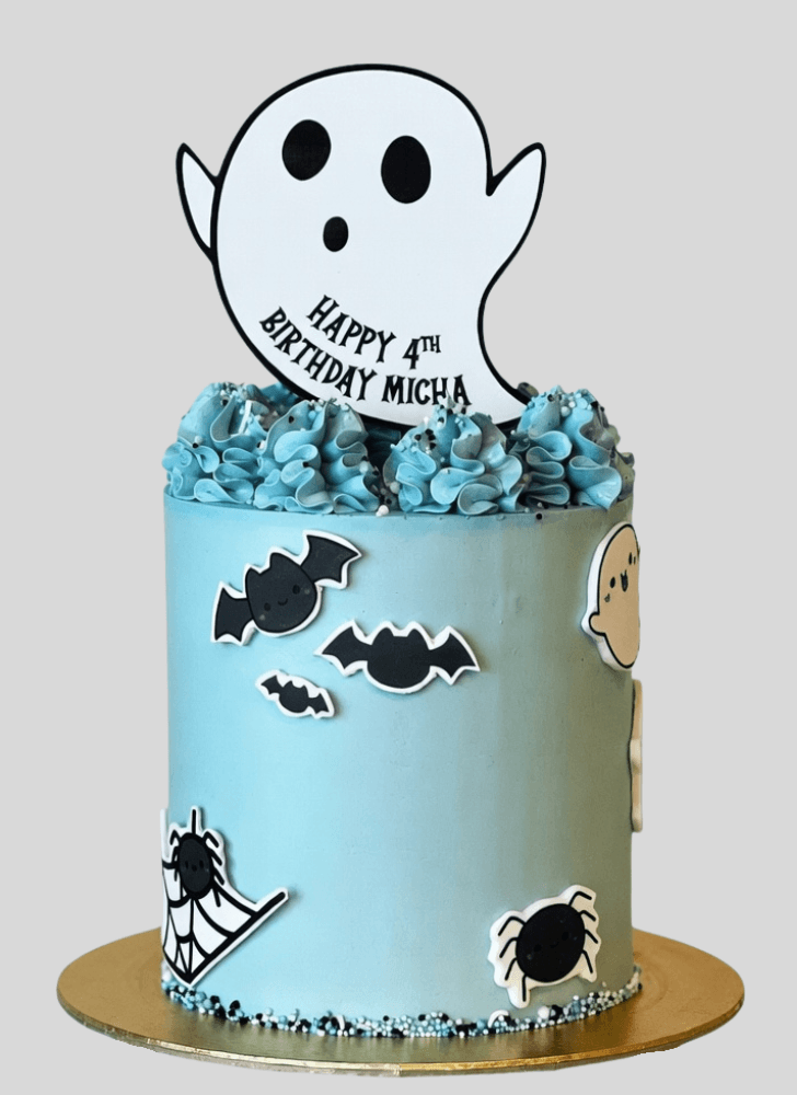Fascinating Halloween Ghost Cake