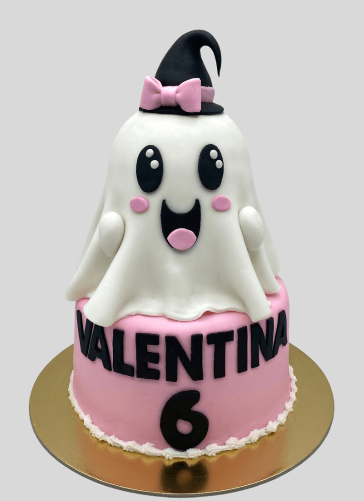 Gorgeous Halloween Ghost Cake