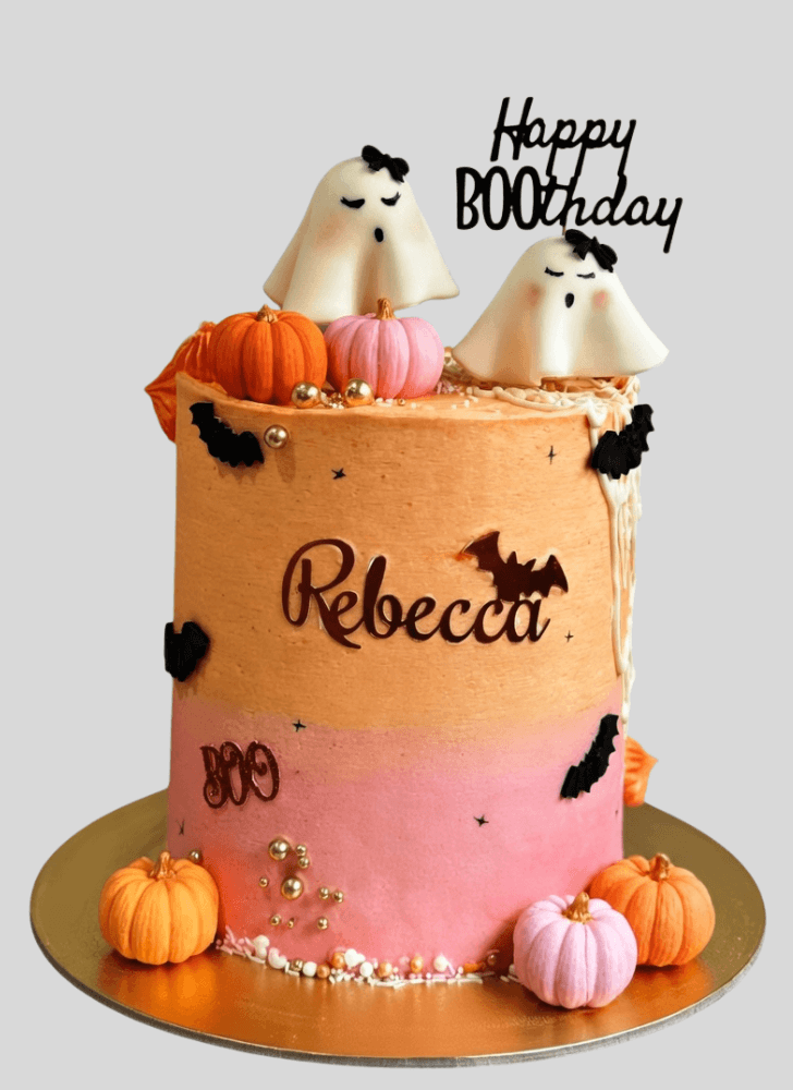 Ideal Halloween Ghost Cake