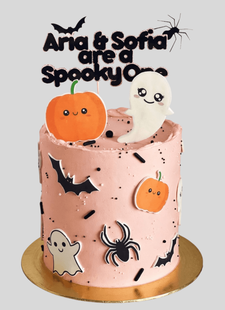 Inviting Halloween Ghost Cake