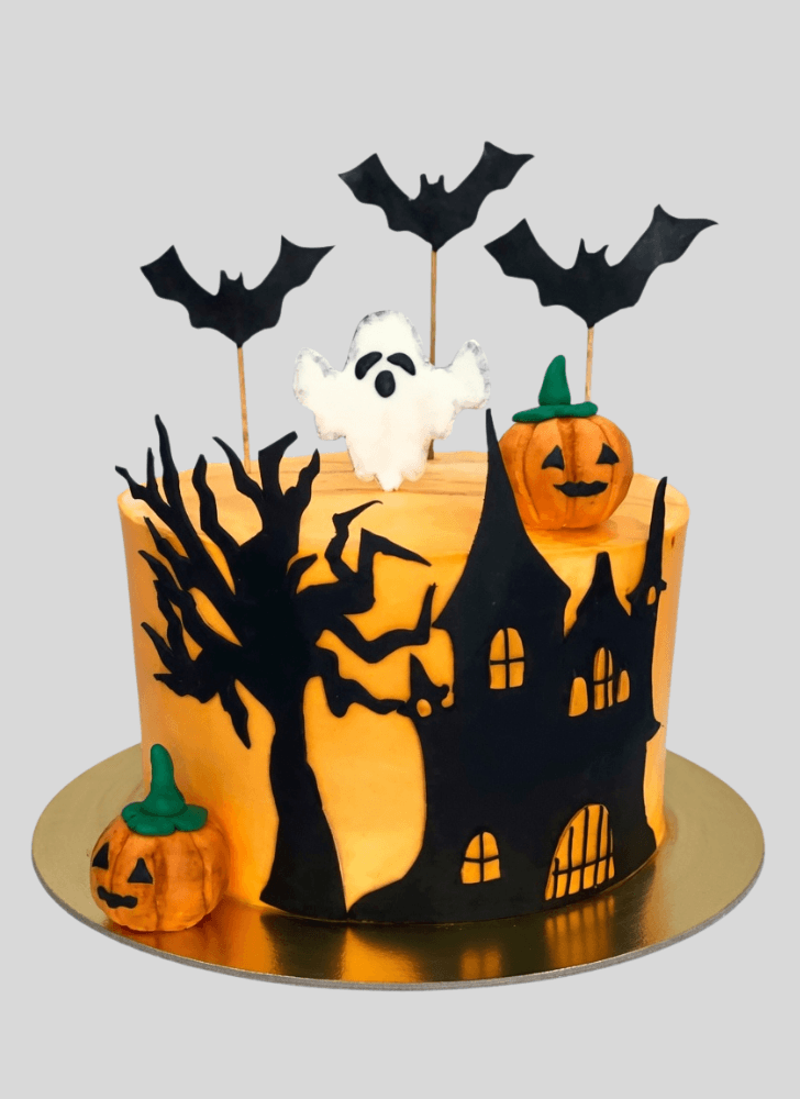 Magnetic Halloween Ghost Cake