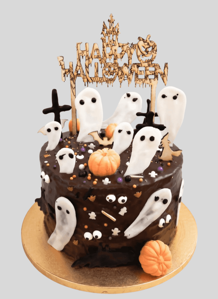 Magnificent Halloween Ghost Cake